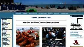 What Marcoislandliving.com website looked like in 2017 (6 years ago)