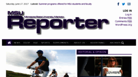 What Msureporter.com website looked like in 2017 (6 years ago)