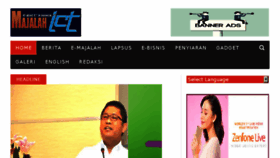 What Majalahict.com website looked like in 2017 (6 years ago)