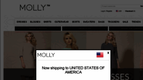 What Molly-dress.com website looked like in 2017 (6 years ago)