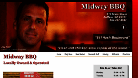 What Midwaybbq.com website looked like in 2017 (6 years ago)