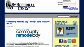 What Mybyreferralonly.com website looked like in 2017 (6 years ago)
