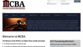 What Mcbaonline.com website looked like in 2017 (6 years ago)