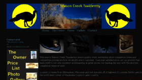 What Masoncreektaxidermy.com website looked like in 2017 (6 years ago)