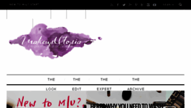 What Makeuputopia.com website looked like in 2017 (6 years ago)