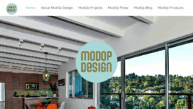 What Modopdesign.com website looked like in 2017 (6 years ago)