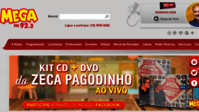 What Megafm.com.br website looked like in 2017 (6 years ago)