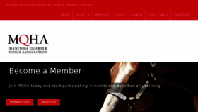What Mqha.ca website looked like in 2017 (8 years ago)