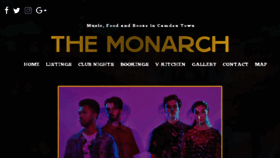 What Monarchbar.com website looked like in 2017 (6 years ago)