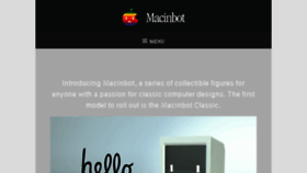 What Macinbot.com website looked like in 2017 (6 years ago)