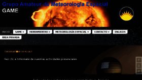 What Meteorologiaespacial.es website looked like in 2017 (6 years ago)