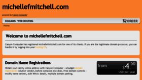 What Michellefmitchell.com website looked like in 2017 (6 years ago)