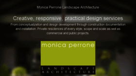 What Monicaperrone.com website looked like in 2017 (7 years ago)