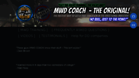 What Mwdcoach.com website looked like in 2017 (6 years ago)