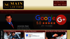 What Mainlawfirm.com website looked like in 2017 (6 years ago)