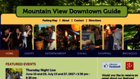 What Mountainviewdowntown.com website looked like in 2017 (6 years ago)