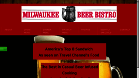 What Milwaukeebeerbistro.com website looked like in 2017 (6 years ago)