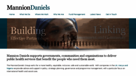 What Manniondaniels.co.uk website looked like in 2017 (6 years ago)
