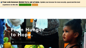 What Midsouthfoodbank.org website looked like in 2017 (6 years ago)