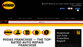 What Midasfranchise.com website looked like in 2017 (8 years ago)