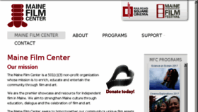 What Mainefilmcenter.org website looked like in 2017 (6 years ago)