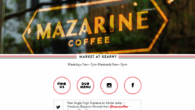 What Mazarinecoffee.com website looked like in 2017 (6 years ago)