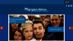 What Mapyourstories.com website looked like in 2017 (6 years ago)