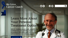 What Mycoloncancercoach.org website looked like in 2017 (6 years ago)