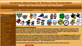 What Malvorlagen-fensterbilder.de website looked like in 2017 (6 years ago)