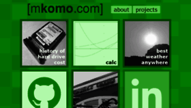 What Mkomo.com website looked like in 2017 (6 years ago)