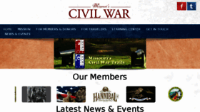 What Mocivilwar.org website looked like in 2017 (6 years ago)