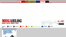 What Mega-blog.cz website looked like in 2017 (6 years ago)