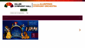 What Millersymphonyhall.org website looked like in 2017 (6 years ago)