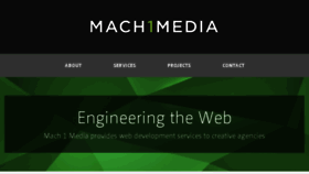 What Mach1media.com website looked like in 2017 (6 years ago)