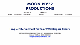 What Moonriverproductions.com website looked like in 2017 (6 years ago)