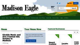 What Madisoneagle.com website looked like in 2017 (6 years ago)