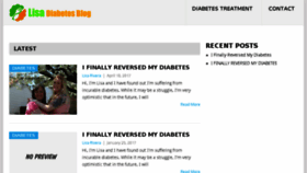 What Mydiabetesday.com website looked like in 2017 (6 years ago)