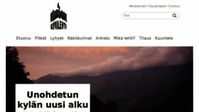 What Maailmankuvalehti.fi website looked like in 2017 (6 years ago)