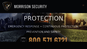 What Morrisonsecurity.com website looked like in 2017 (6 years ago)