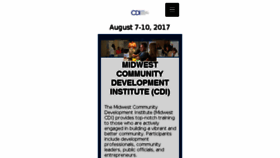 What Midwestcdi.org website looked like in 2017 (6 years ago)