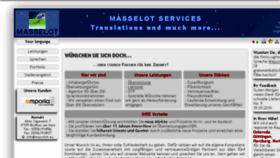 What Masselot.eu website looked like in 2017 (6 years ago)