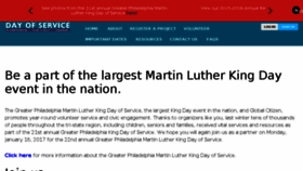 What Mlkdayofservice.org website looked like in 2017 (6 years ago)
