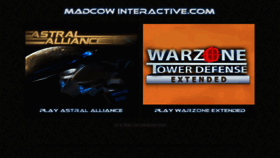 What Madcowinteractive.com website looked like in 2017 (6 years ago)