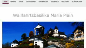 What Mariaplain.at website looked like in 2017 (6 years ago)