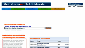 What Mediatorenundschlichter.de website looked like in 2017 (6 years ago)