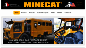 What Minecat.com website looked like in 2017 (6 years ago)