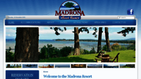 What Madrona-resort.com website looked like in 2017 (6 years ago)