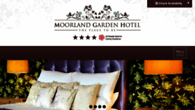 What Moorlandgardenhotel.co.uk website looked like in 2017 (6 years ago)