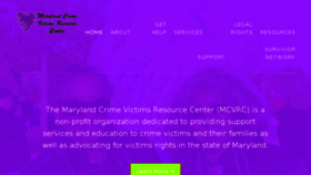 What Mdcrimevictims.org website looked like in 2017 (6 years ago)