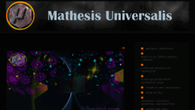 What Mathesis-universalis.com website looked like in 2017 (6 years ago)